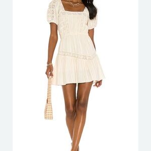 LoveShackFancy stern dress ivory